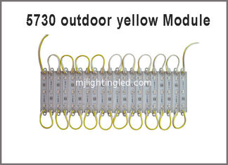 CINA il contrassegno all'aperto giallo-chiaro di pubblicità della lampadina principale 12VDC del modulo di 3led 5730 LED ha condotto i segni che sviluppano la lettera di canale fornitore