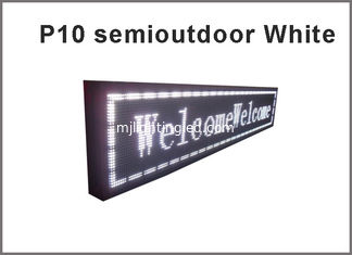CINA l'uso bianco 320*160 32*16pixels di semioutdoor del modulo di 5V P10 LED per la pubblicità del contrassegno ha condotto lo schermo di visualizzazione fornitore