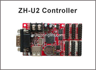 CINA scheda di controllo doppia della scheda di controllo di USB del modulo dell'esposizione di LED di 5V ZH-U2 P10 singola/grande dello schermo di colore LED fornitore