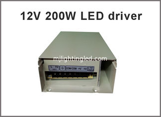 CINA Driver dell'adattatore dell'alimentazione elettrica del commutatore del trasformatore di tensione di CC 12V 200W per la luce 12V del modulo della striscia SMD LED della luce LED fornitore