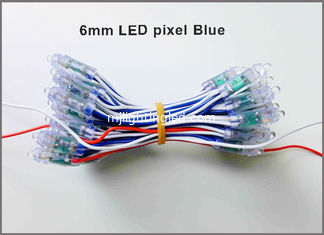 CINA DC5 V6mm Modulo pixel digitale blu LED Segnaletica impermeabile Lampada pubblicitaria esterna Decorazione natalizia fornitore