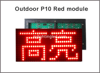 CINA il modulo principale rosso all'aperto di 320*160mm 32*16pixels P10 per singolo colore rosso P10 ha condotto il segno principale dell'esposizione di messaggio fornitore
