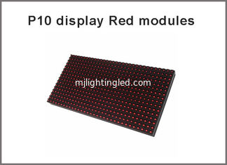 CINA La dimensione all'aperto del modulo 320*160mm di colore rosso dell'esposizione di LED P10 per singolo colore rosso P10 ha condotto il segno principale dell'esposizione di messaggio fornitore