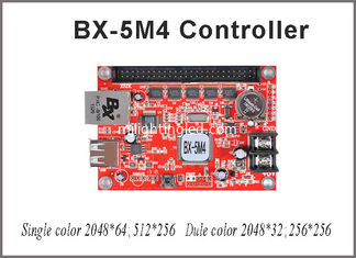 CINA 256*512 pixel LED Controller Card BX-5M4 Controller Single/Dual Color Control Card P10 Led Module per LED Running Sign fornitore