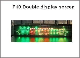 CINA Il giallo programmabile di Red Green dell'esposizione del doppio P10 del modulo all'aperto di colore 1R1G LED mostra il segno del testo di messaggio di scorrimento LED fornitore