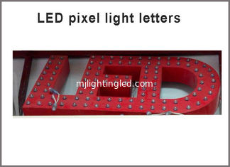 CINA L'illuminazione del LED segna il contrassegno con lettere all'aperto della lettera di canale di pubblicità del pixel fatto dalla luce principale del pixel fornitore