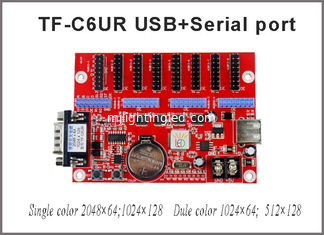 CINA Carte di controllo a led TF-C6UR TF-C3U Carte di controllo a led 128*1024 Pixel USB+SERIAL Port Rgb Per P6 P8 P10 Led Grafica fornitore