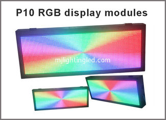 CINA Il video all'aperto di colore pieno dei moduli dello smd P10 ha condotto lo schermo o il RGB ha condotto il advertisign all'aperto del modulo P10 rgb dell'unità del segno fornitore