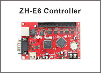 CINA ZH-E6 i pixel 1xpin50 del porto 256*2048 della scheda di controllo Network+USB+RS232 scelgono &amp; scheda di controllo doppia dell'esposizione del LED di colore fornitore