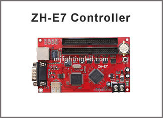 CINA I pixel 2xpin50 del porto 512*1024,128*4096 della scheda di controllo Network+USB+RS232 dell'esposizione di LED ZH-E7 scelgono &amp; regolatore doppio di colore fornitore