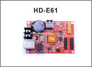 CINA Scheda di controllo del porto della scheda di controllo RJ45 +USB della rete HD-E61 singola e doppia di colore di LED dell'esposizione del modulo fornitore