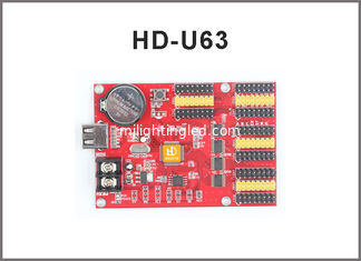 CINA La scheda di controllo di USB del modulo dell'esposizione di LED di HD-U40 HD-U63, sceglie/grande scheda di controllo doppia dello schermo di colore LED fornitore
