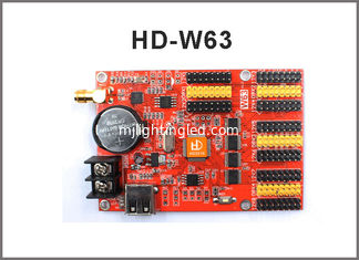 CINA Huidu regolatore HD-W63, singola scheda di controllo del driver senza fili LED di USB + di WIFI di colore LED di WiFi per il segno del messaggio del LED fornitore