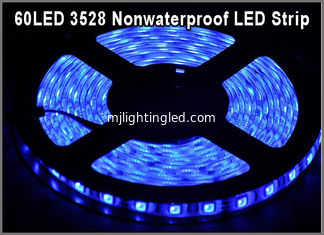 CINA Lampada LED Light Ribbon Tape 3528 60LED/ Meter DC12V LED Light Color Blu Per Decorazioni Domestiche Lampada fornitore