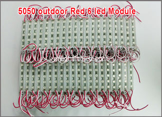 CINA 5050 6 decorazione all'aperto impermeabile della costruzione di colore rosso-chiaro del modulo del LED 12V fornitore