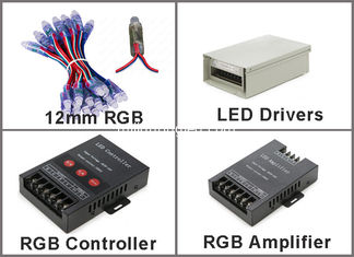 CINA IL RGB DC5V 12mm RGB ha condotto la luce impermeabile del pixel della corda IP68 Digital LED del modulo fornitore