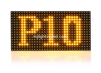 CINA Modulo a LED P10 giallo esterno ad alta luminosità impermeabile 32*16 pixel fornitore