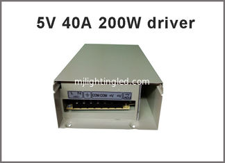 CINA 200W di potenza 5V 40A Adapter trasferimento di potenza 220V a 5V per illuminazioni a led fornitore