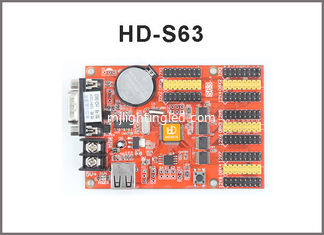 CINA HD-S63 Single &amp; Dual Color LED Display Control Card HD-U41 USB+RS232 Serial Port Communication per il display fornitore