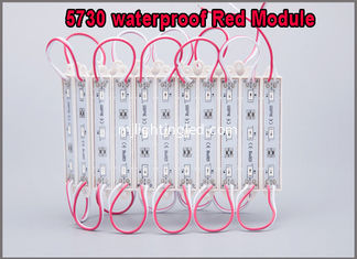 CINA 5730 hanno condotto i moduli principali all'aperto impermeabili di rosso della lampadina del chip della luce 3 del modulo fornitore