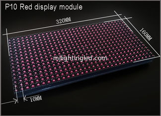CINA 5V P10 pannelli LED schermo di visualizzazione rosso Semioutdoor 320 * 160 segnaletica pubblicitaria fornitore