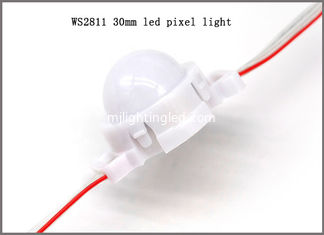 CINA Luce puntiforme LED Fullcolor da 30 mm DC12V WS2811 Pixel Light IP68 fatta in Cina fornitore