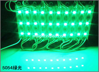 CINA La CC impermeabile competitiva 12V LED della lampada di pubblicità di colore verde dei moduli 3LED di SMD 5054 ha illuminato i segni fornitore