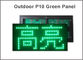 Bordo commovente principale P10 all'aperto verde del tabellone del segno del visualizzatore digitale del modulo dell'esposizione LED fornitore