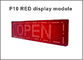 il bordo principale p10 dello schermo di visualizzazione sceglie il cartellone pubblicitario principale modulo commovente rosso dell'esposizione principale 32*16 del segno principale Semioutdoor fornitore
