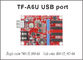 TF-A6U USB Led Controller P10 Display Single &amp; Dual Color Control Card 768*32,384*64 Pixels Supporto per scheda a led fornitore