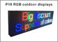 Segnali a LED a colori pieni RGB programmabili P10 Smd Outdoor Led Scrolling Message Display Tempo Temperatura e data fornitore