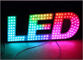 50pcs/String RGB LED Pixel Sign 12mm 5V Pixel String Impermeabile Decorazione Edilizia LED Canal Lighting Lettere fornitore