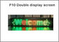 P10 RG ha condotto il perno del modulo p10 (1R1G) fuori raddoppia il colore Semioutdoor impermeabilizza il segno facente scorrere del testo di messaggio di 320*160mm LED fornitore