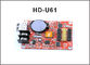 Huidu ha condotto la scheda di controllo HD-A40 singolo/dello schermo a colori LED della scheda di controllo del modulo segno principale all'aperto principale p10 doppio di HD-U61 fornitore