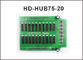 Porto principale Fullcolor dell'adattatore del modulo della visualizzazione della carta di conversione 20*HUB75 incluso per la scheda di controllo di HD fornitore