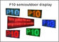 modulo blu di alta luminosità P10 LED di 320*160mm 32*16pixels Semioutdoor, singolo messaggio di scorrimento dell'esposizione di LED di colore fornitore