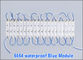 20PCS/Lotto 5054 3leds Moduli 12V Illuminazione a Led Blu Lettere a Led impermeabili fornitore