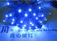 9mm luce a LED esposta stringa 5V blu luce a LED 50pcs/stringa per la decorazione di cartelloni commerciali fornitore