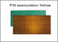 P10 ha condotto il modulo del quadro comandi di giallo 32*16 P10 della luce 320*160mm del modulo di matrice per il bordo di pubblicità fornitore