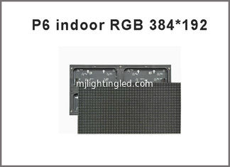 CINA 384*192mm 64*32 pixel 1/16 Scansione 3in1 SMD RGB Full Color P6 Led Module per Indoor Led Display Screen,Led Video Wall fornitore