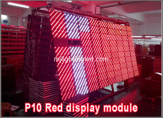 CINA Modulo impermeabile dell'esposizione di LED di semioutdoor rosso P10, modulo di colore rosso LED di 320mm*160mm, pubblicità di P10 LED fornitore