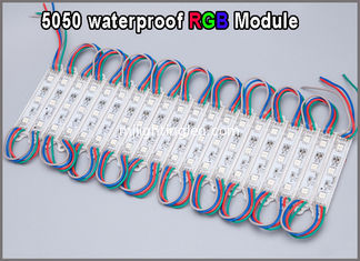 Porcellana Il modulo 12V di 5050 il RGB LED impermeabilizza il RGB che colorchanging i moduli principali che si accendono per il contrassegno della pubblicità fornitore