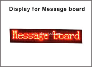 CINA Segno digitale del forum P10 del LED del quadro comandi dei semi di mezzi pubblicitari 32*16pixels dello schermo all'aperto rosso corrente del tabellone per le affissioni fornitore