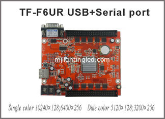 CINA TF-F6UR USB+Serial Port LED Control Card 10240*128pixels Supporto Single, Double LED Moving Sign Controller Board fornitore