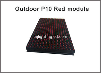 CINA Il modulo rosso all'aperto di alta luminosità P10 LED per il singolo messaggio di scorrimento dell'esposizione di LED di colore ha condotto il segno 320*160mm 32*16pixels fornitore