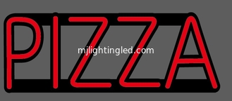 CINA LED Neon Sign PIZZA BAR OPEN Segnaletica per negozio bar negozio 40*20mm decorazione domestica fornitore
