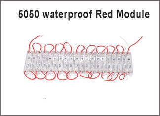 CINA 5050 il modulo 3LED 12V impermeabilizza i moduli principali rossi che si accendono per il segno della lampadina fornitore