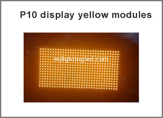 CINA P10 ha condotto il modulo del quadro comandi di giallo 32*16 P10 della luce 320*160mm del modulo di matrice per il bordo di pubblicità fornitore