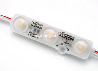 CINA 5730 3 LED Modulo di luce 1.5W Iniezione 6818 LED Modulo di luce 12V con lenti fornitore