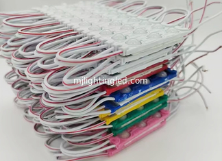 CINA 6011 3leds LED Modulo 12V 2835 1.5W Alta luminosità per la scatola di luce Lettera pubblicitaria Segno Iniezione Lenti modellate Luce fornitore